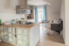 Strandpalais Apartment Ausguck Büsum - Küche / Küchenzeile