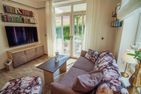  Up Besöök - Magnolie mit Sauna im Garten Krummhörn - Wohnzimmer