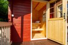  Up Besöök - Magnolie mit Sauna im Garten Krummhörn - Sauna