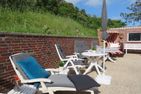 Haus Meeresgruss Strandflieder Loog - Terrasse