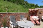 Haus Meeresgruss Strandflieder Loog - Terrasse