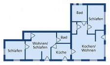Haus Friesentraum Wohnung Nr. 5 u. 6 Tide Werdum - 