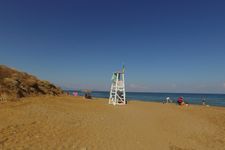 Strand von Sfakaki, ca. 4km entfernt