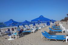 Strand von Platanias bei Rethymnon in der Nähe vom Ferienhaus, nach 6km.