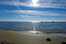 Strand von Prassoudi nach 600m