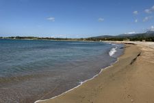 Lagouvardos Strand nach 2km