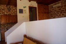 Stairs from the living room to the bedroom