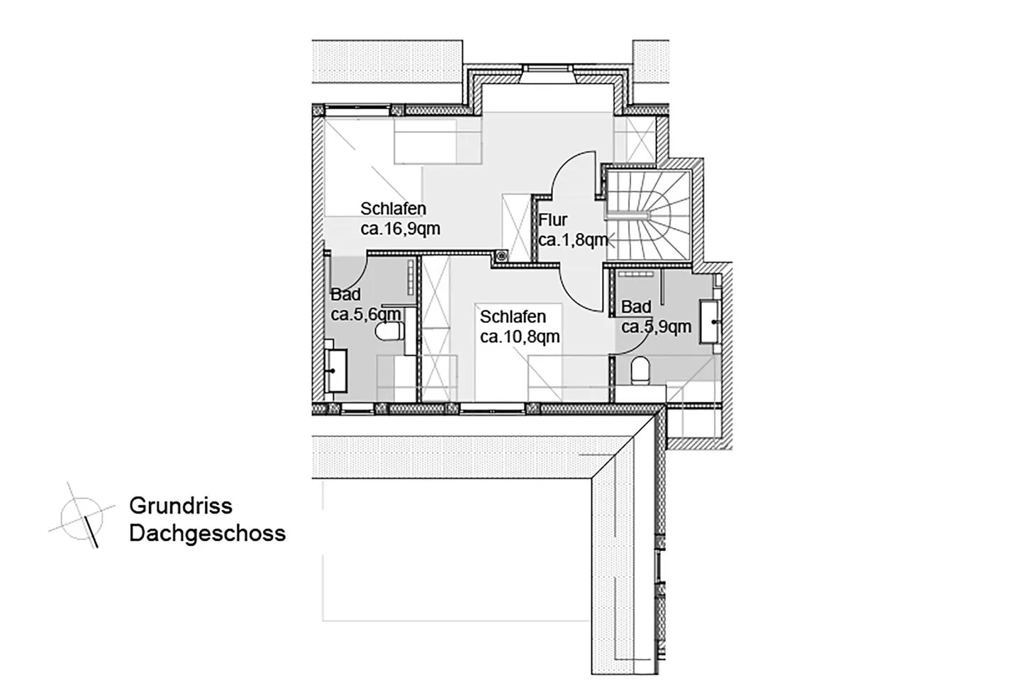 Middenhus am Risgap Wenningstedt - Grundriss