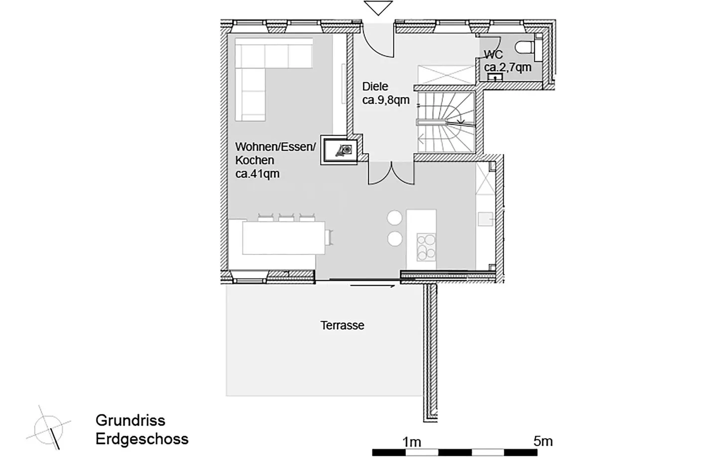 Middenhus am Risgap Wenningstedt - Grundriss
