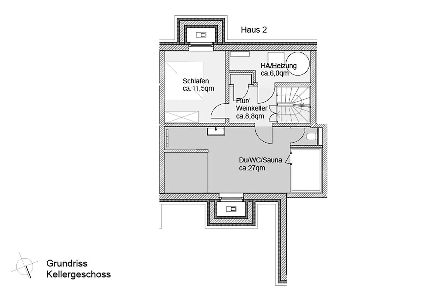 Middenhus am Risgap Wenningstedt - Grundriss