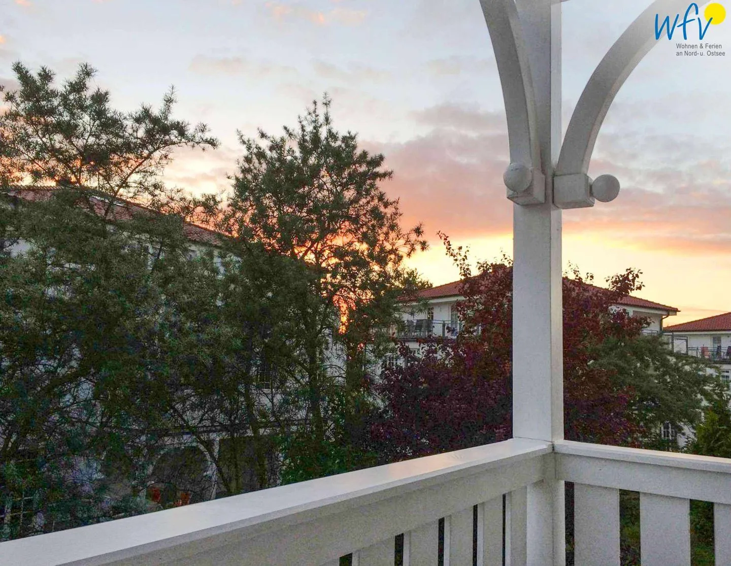 Villa Mönchgut Ferienwohnung 4 Rügen - Binz - Balkon