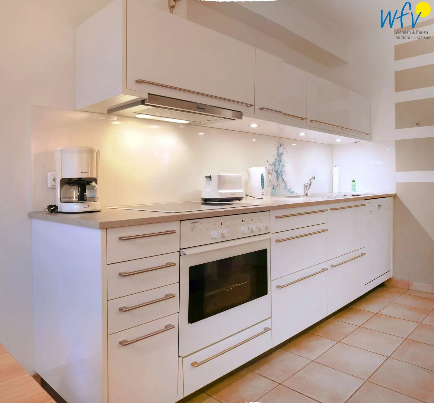 Villa Mönchgut Ferienwohnung 4 Rügen - Binz - Küche / Küchenzeile