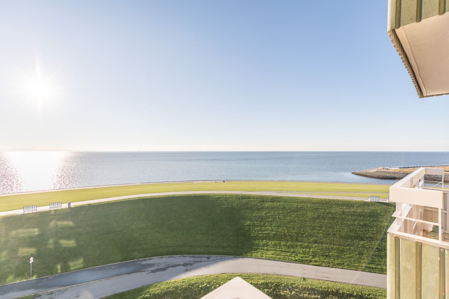 Hochhaus Whg. 54 / 5. OG, Blick auf die Nordsee