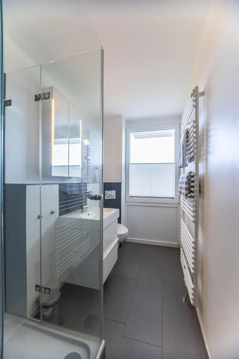 Haus Hooge Ferienwohnung Hooge 30 Wyk auf Föhr - Badezimmer