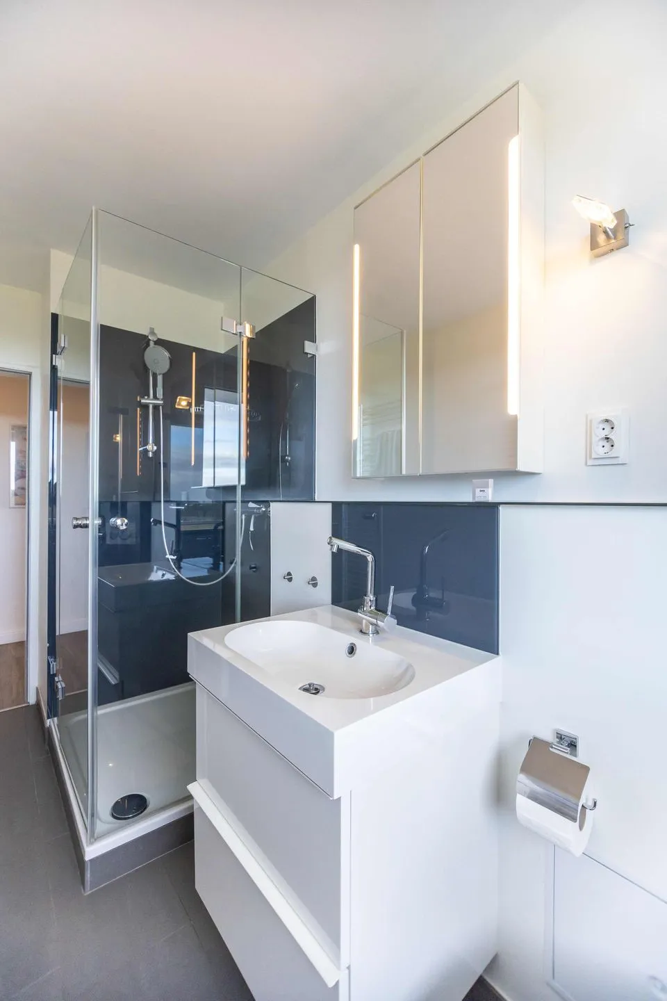 Haus Hooge Ferienwohnung Hooge 30 Wyk auf Föhr - Badezimmer