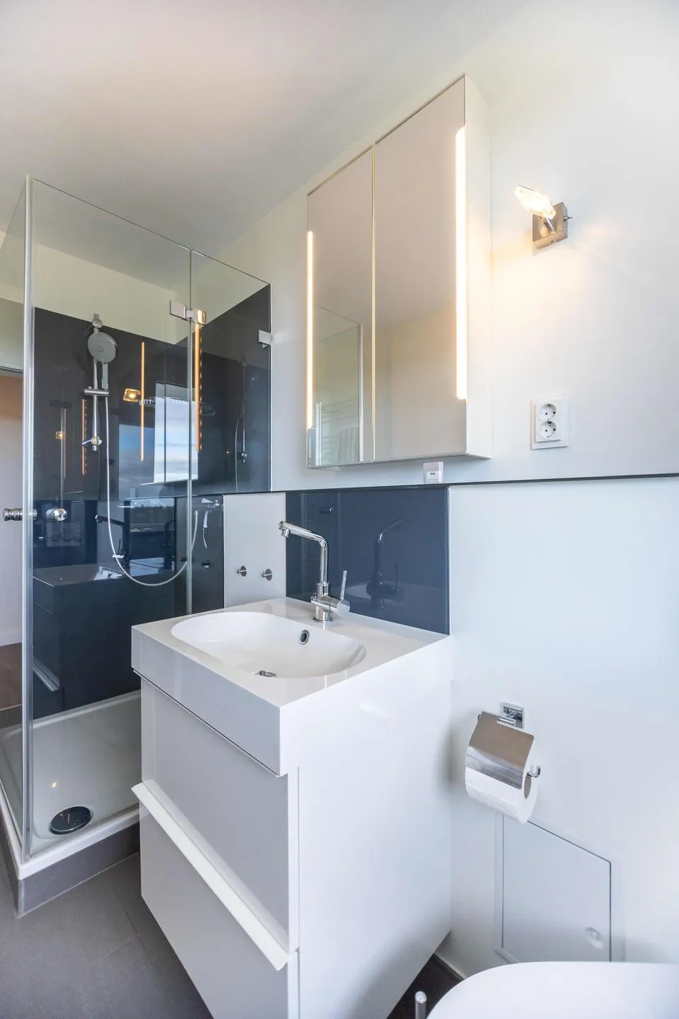 Haus Hooge Ferienwohnung Hooge 30 Wyk auf Föhr - Badezimmer