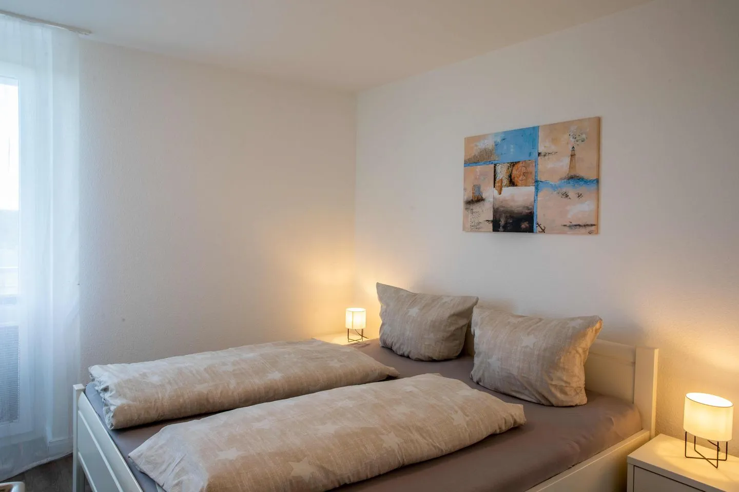 Haus Hooge Ferienwohnung Hooge 30 Wyk auf Föhr - Schlafzimmer