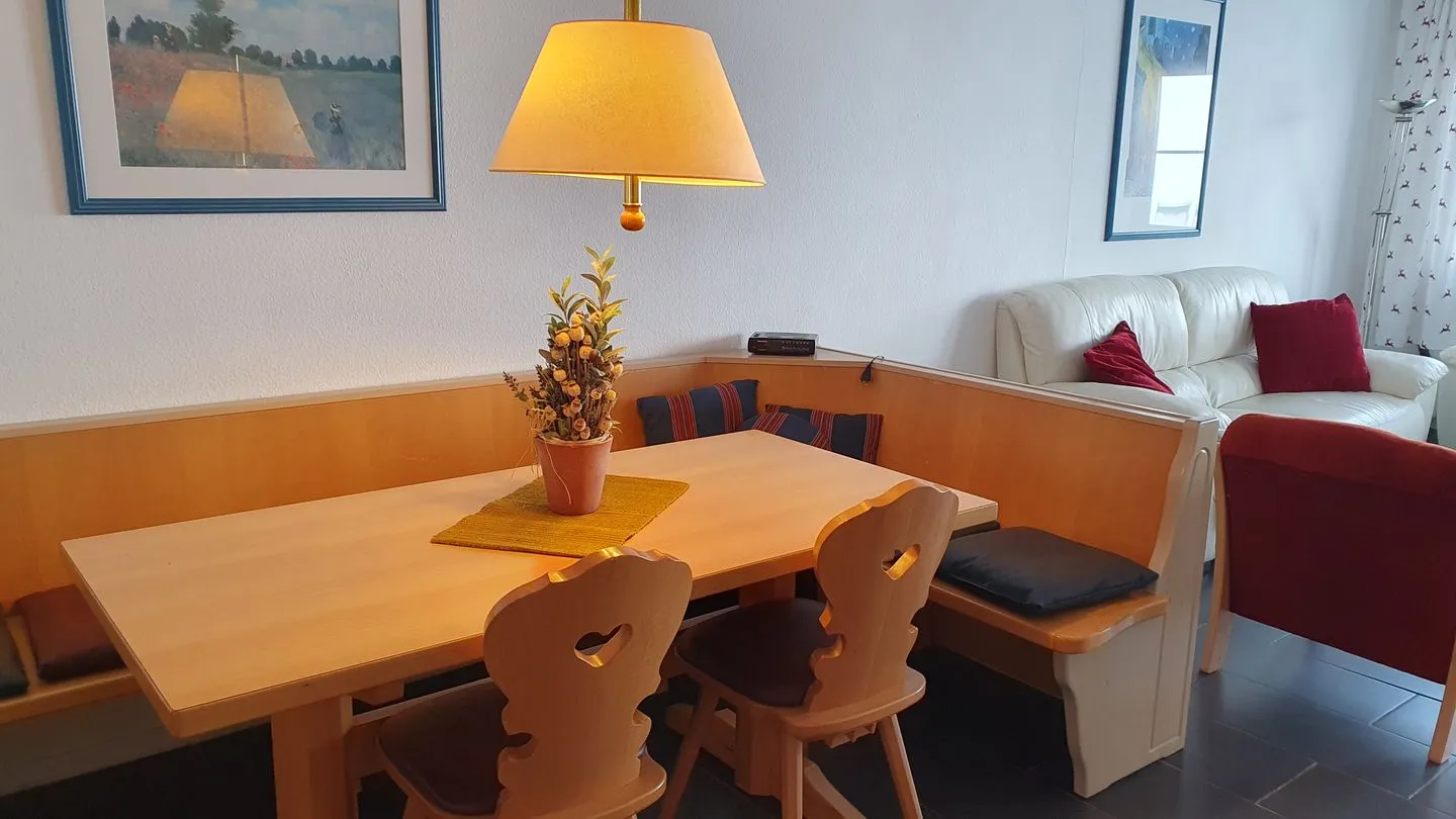 Feriendorf Hochbergle Haus 7 Lechbruck am See - Wohnzimmer