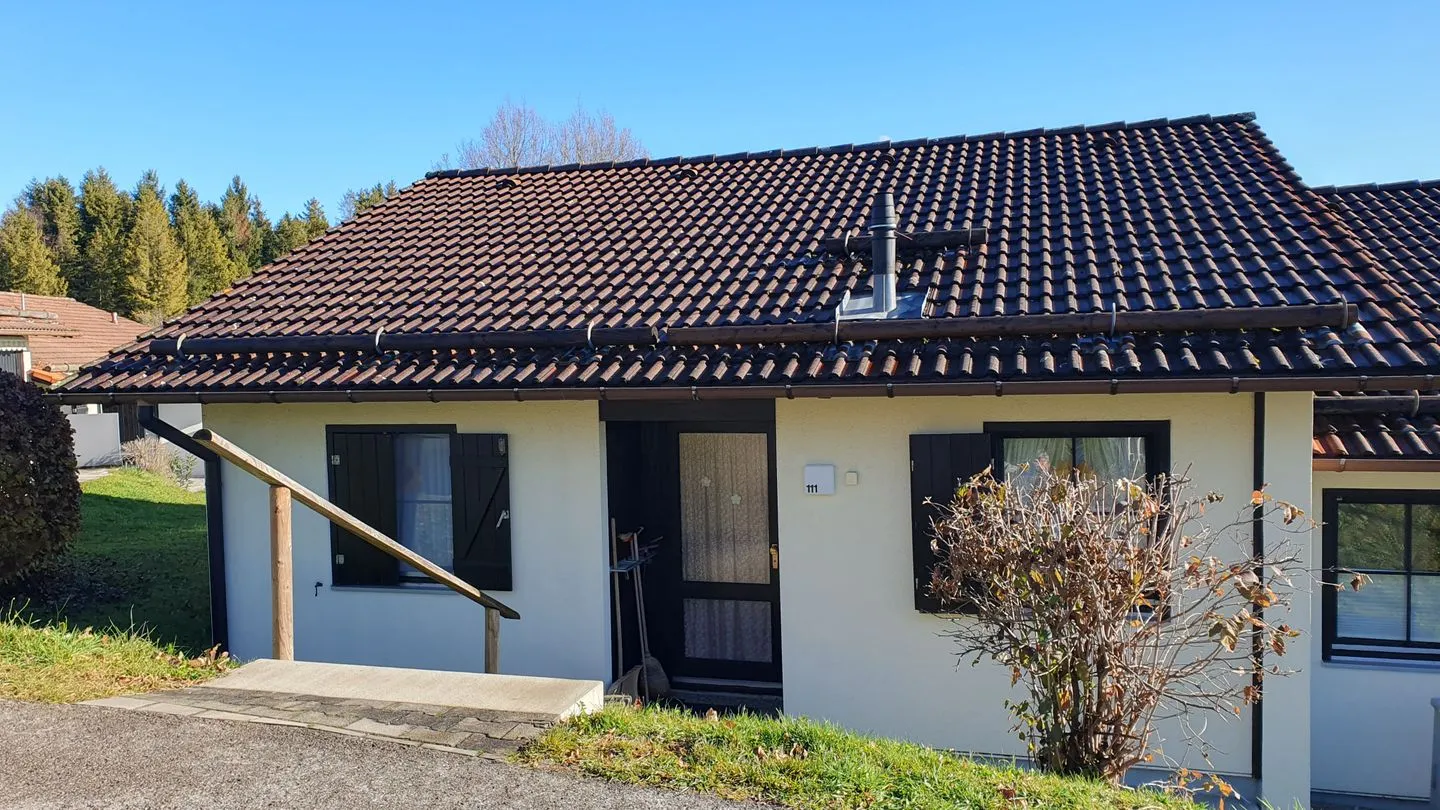 Feriendorf Hochbergle Haus 111 Lechbruck am See - Fassade / Eingang