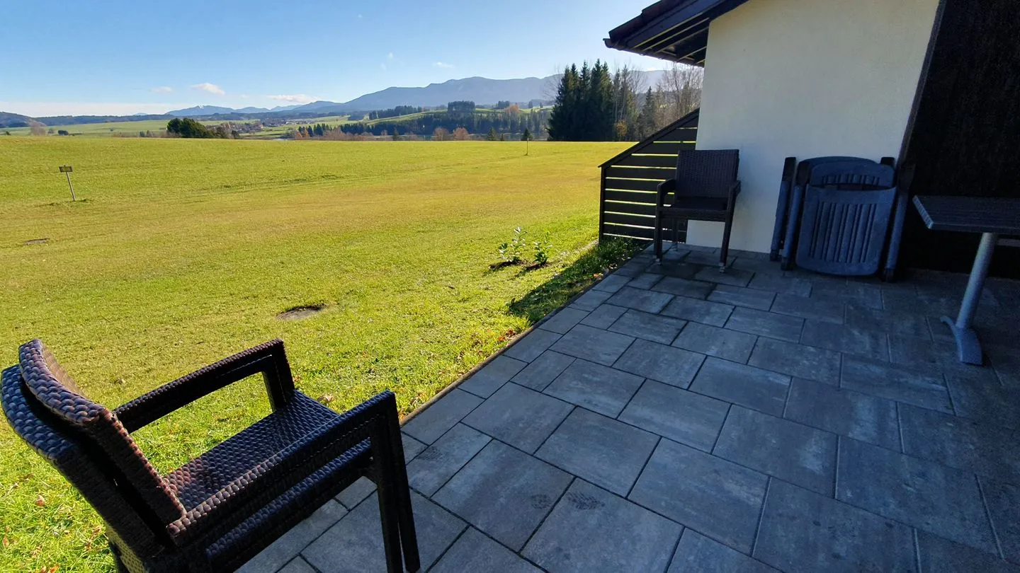 Feriendorf Hochbergle Haus 111 Lechbruck am See - Terrasse