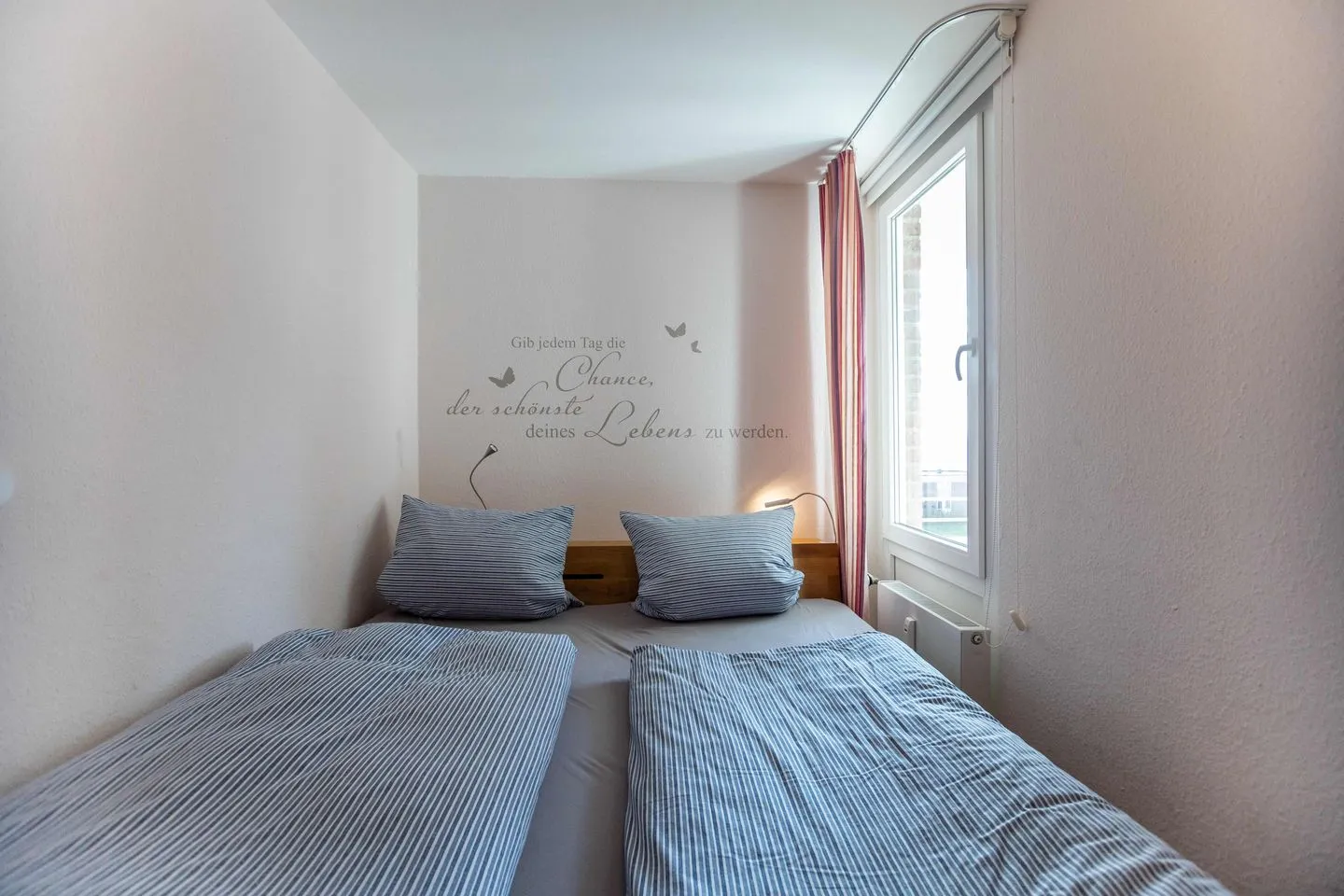 Haus Hooge Ferienwohnung Wattkönig Wyk auf Föhr - Schlafzimmer