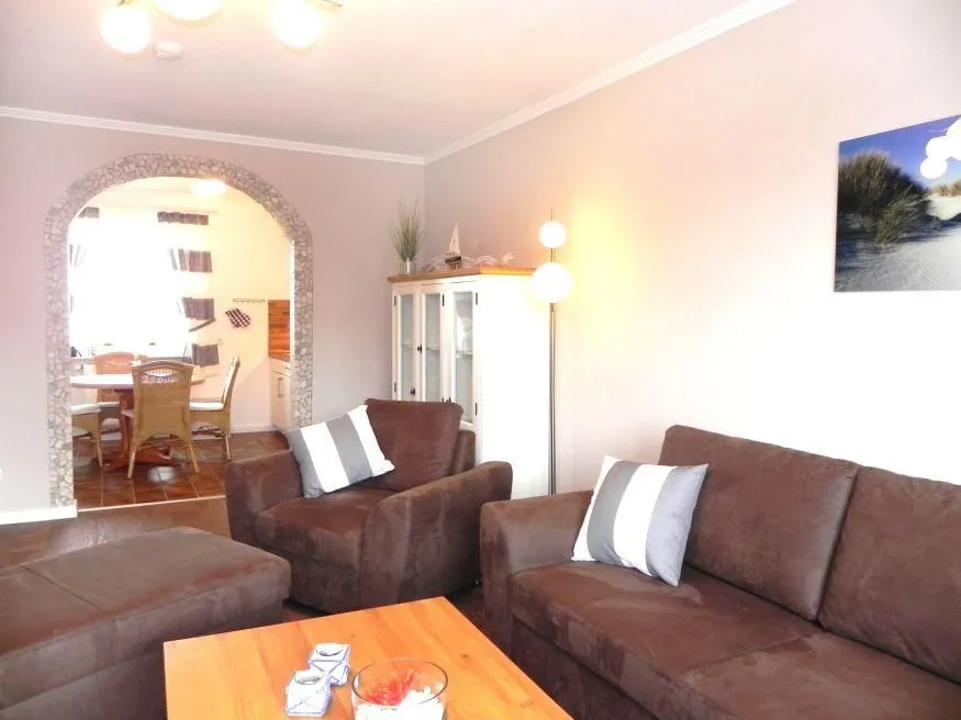 Ferienwohnung *Jessen´s Wattblick* Wittdün auf Amrum - Wohnzimmer in der Ferienwohnung Jessen´s Wattblick in Wittdün auf Amrum