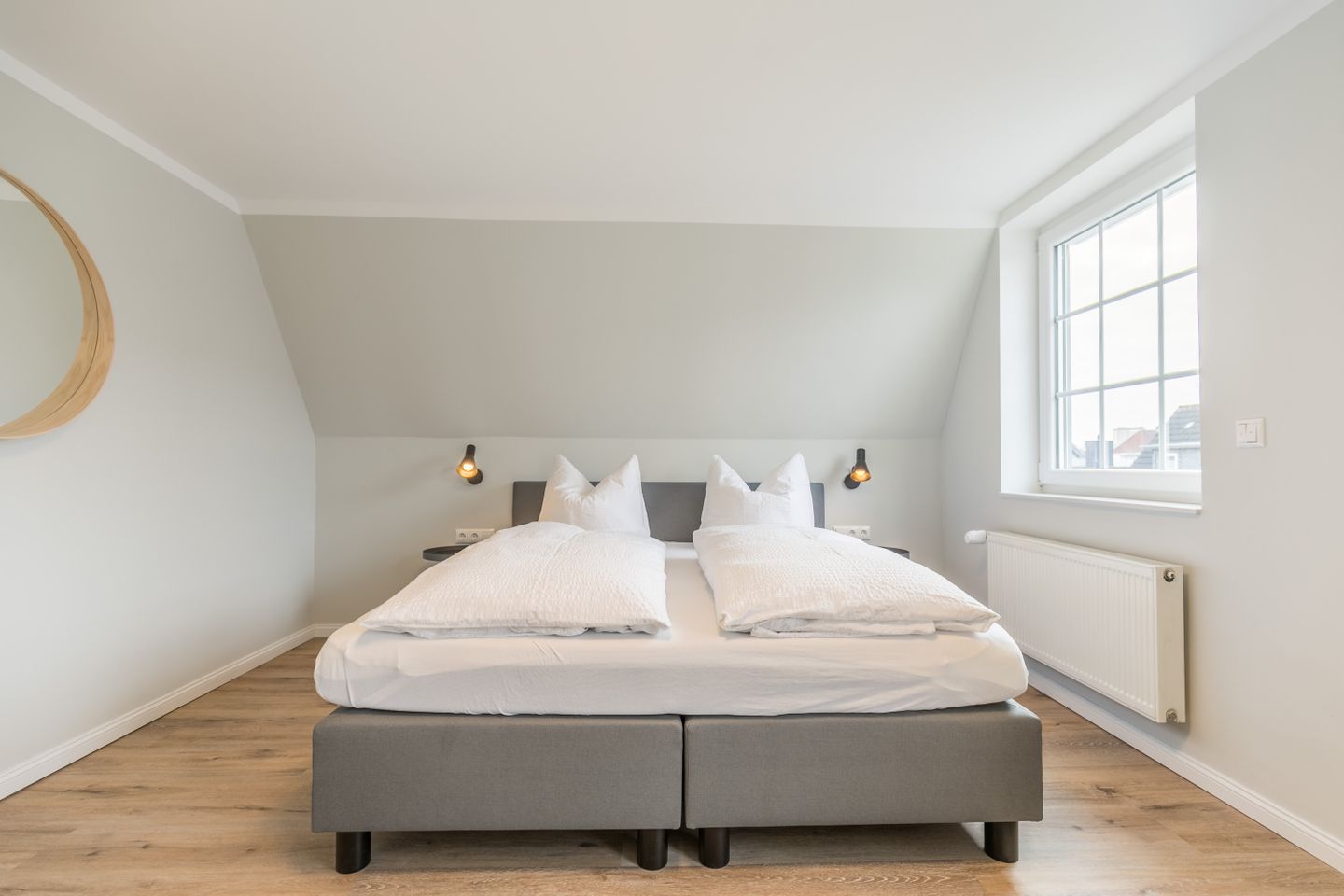 Ferienhaus Wellenhus Schlafzimmer 1