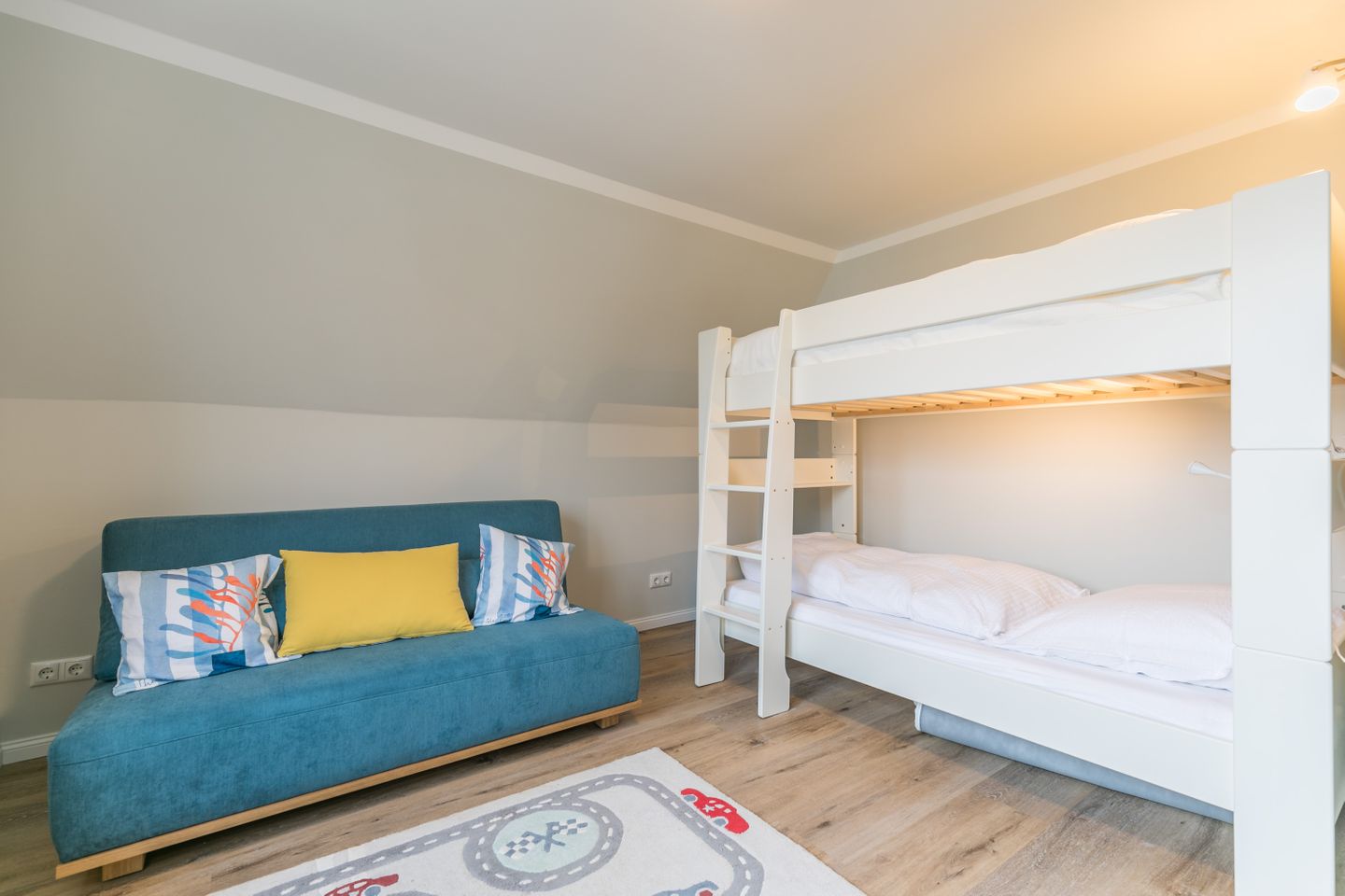 Ferienhaus Wellenhus Schlafzimmer 2