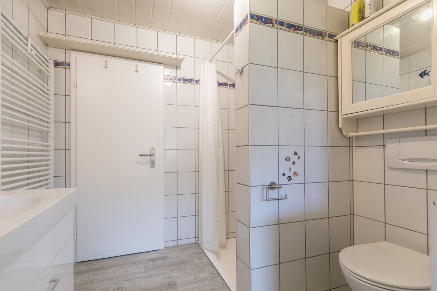 Ferienhaus Wellenhus Badezimmer