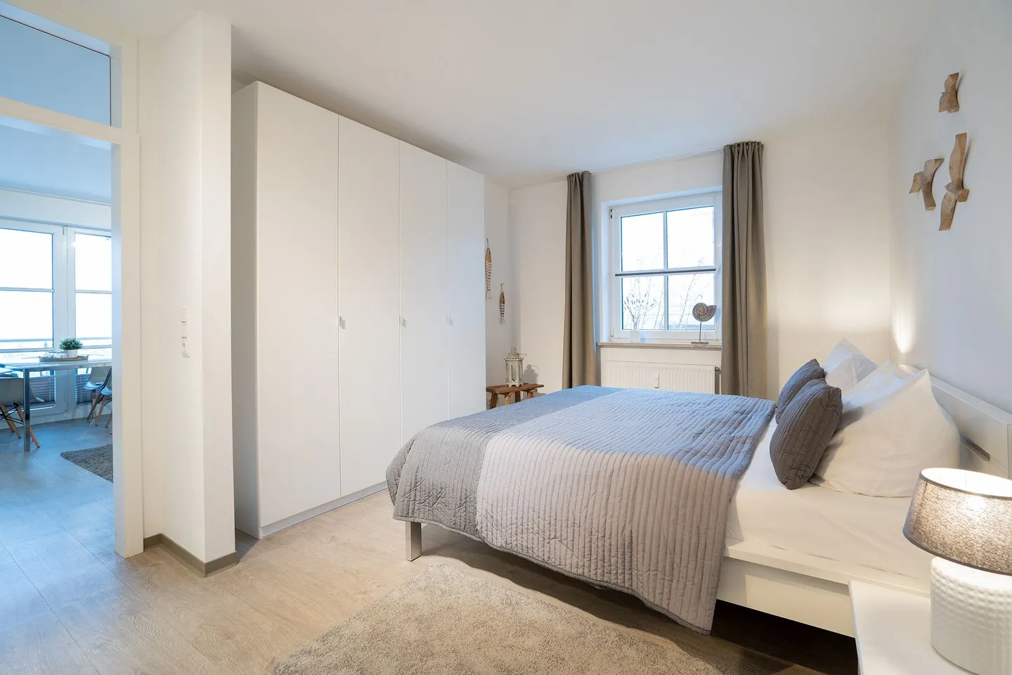 (GAR4b) Ferienwohnung "Ditscher 1" im Appartementhaus "Seelust" Niendorf - Schlafzimmer