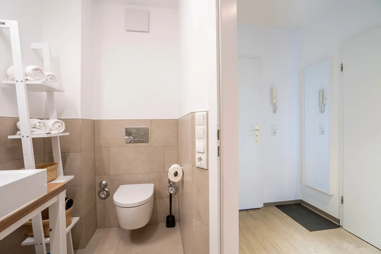 (GAR4c) Ferienwohnung "Ditscher 2" im Appartementhaus "Seelust" Niendorf - Badezimmer