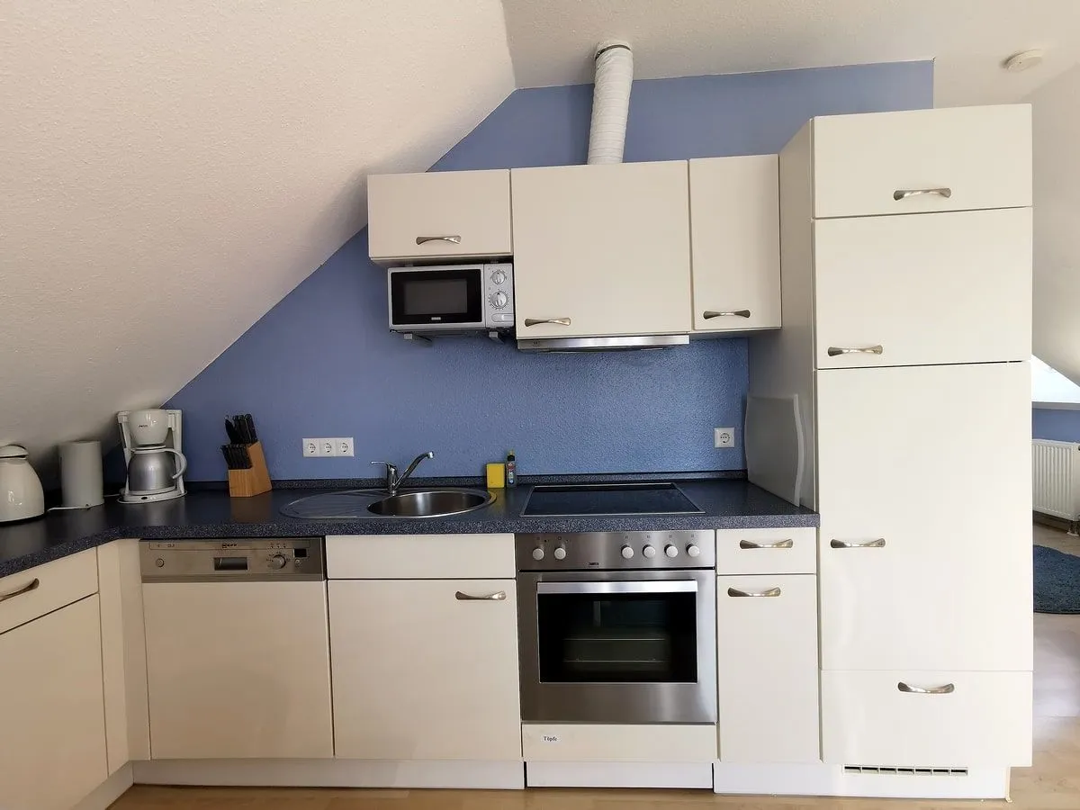 (STR132b) Ferienwohnung " Maren am Meer -Meerwohnung" F*** Niendorf - Küche / Küchenzeile