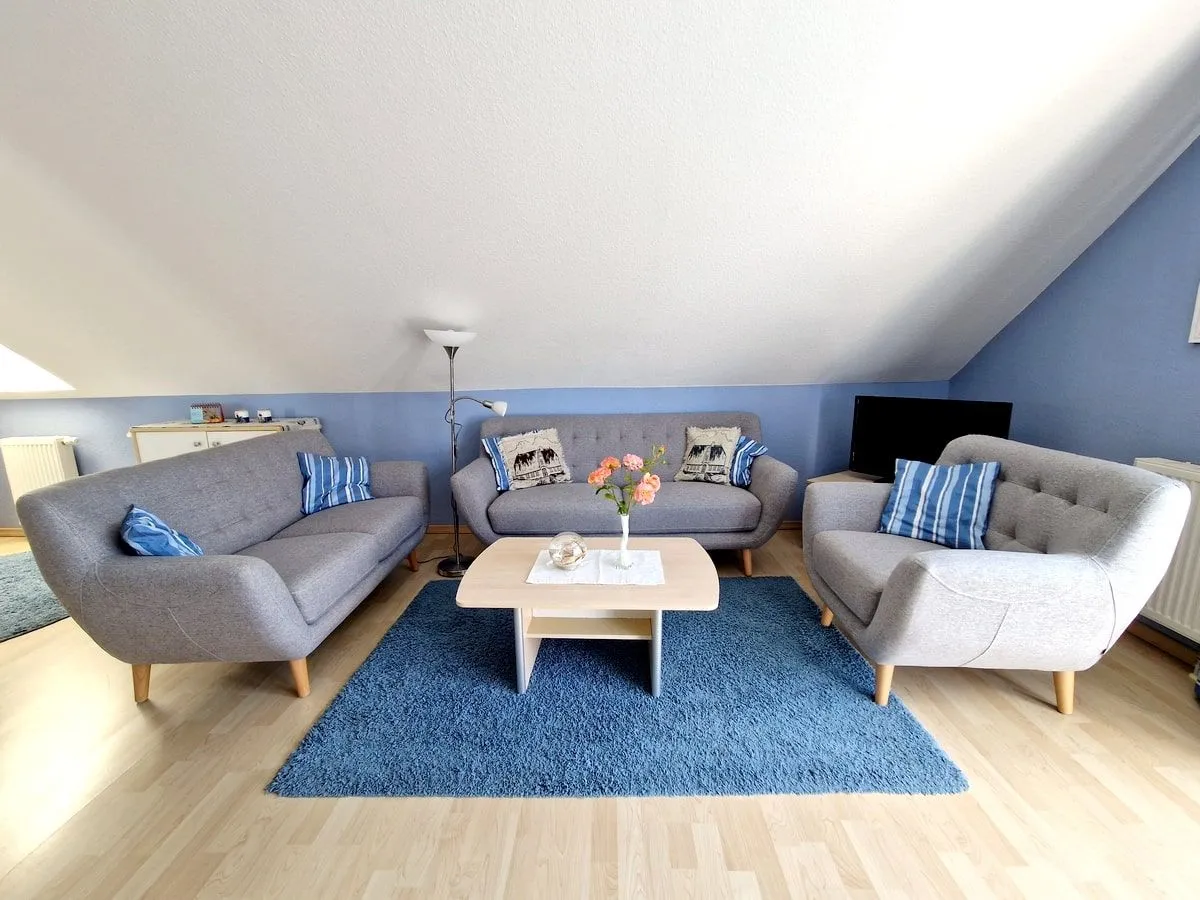 (STR132b) Ferienwohnung " Maren am Meer -Meerwohnung" F*** Niendorf - Wohnzimmer