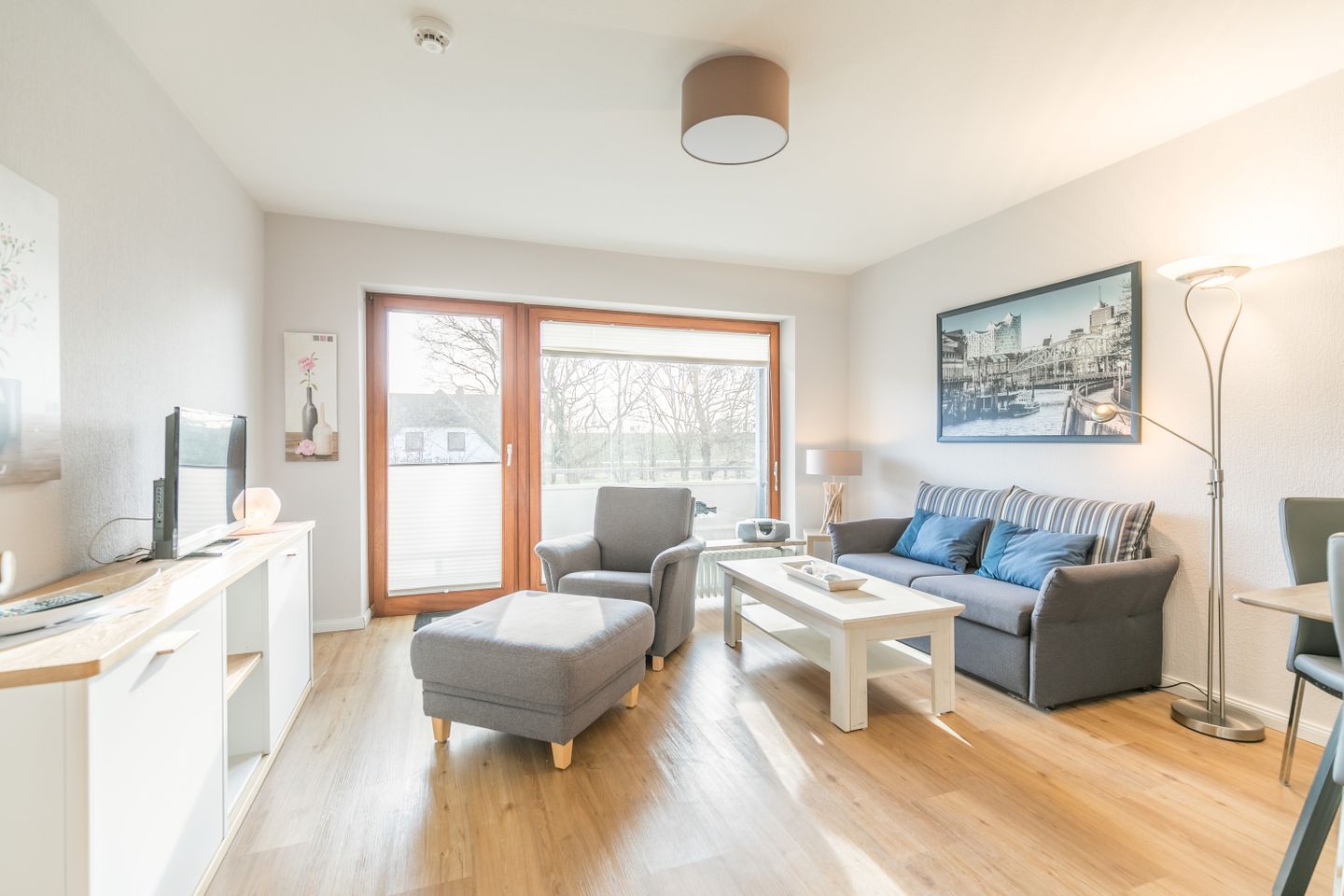 Nordseeblick, Whg. 12 Wohnzimmer