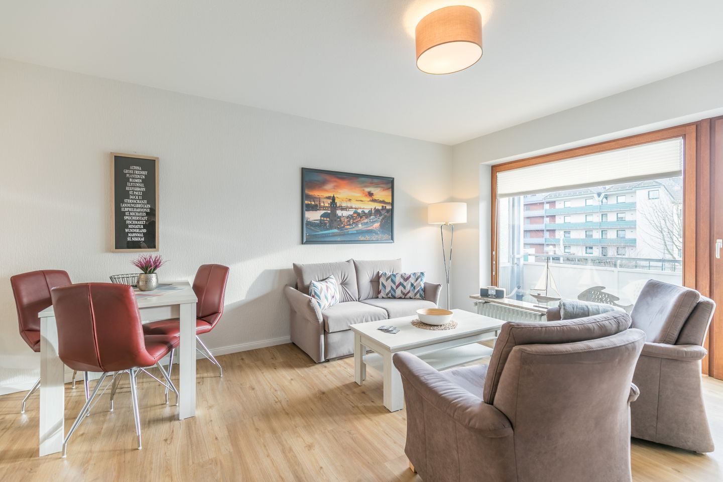 Nordseeblick, Whg. 11 Wohnzimmer