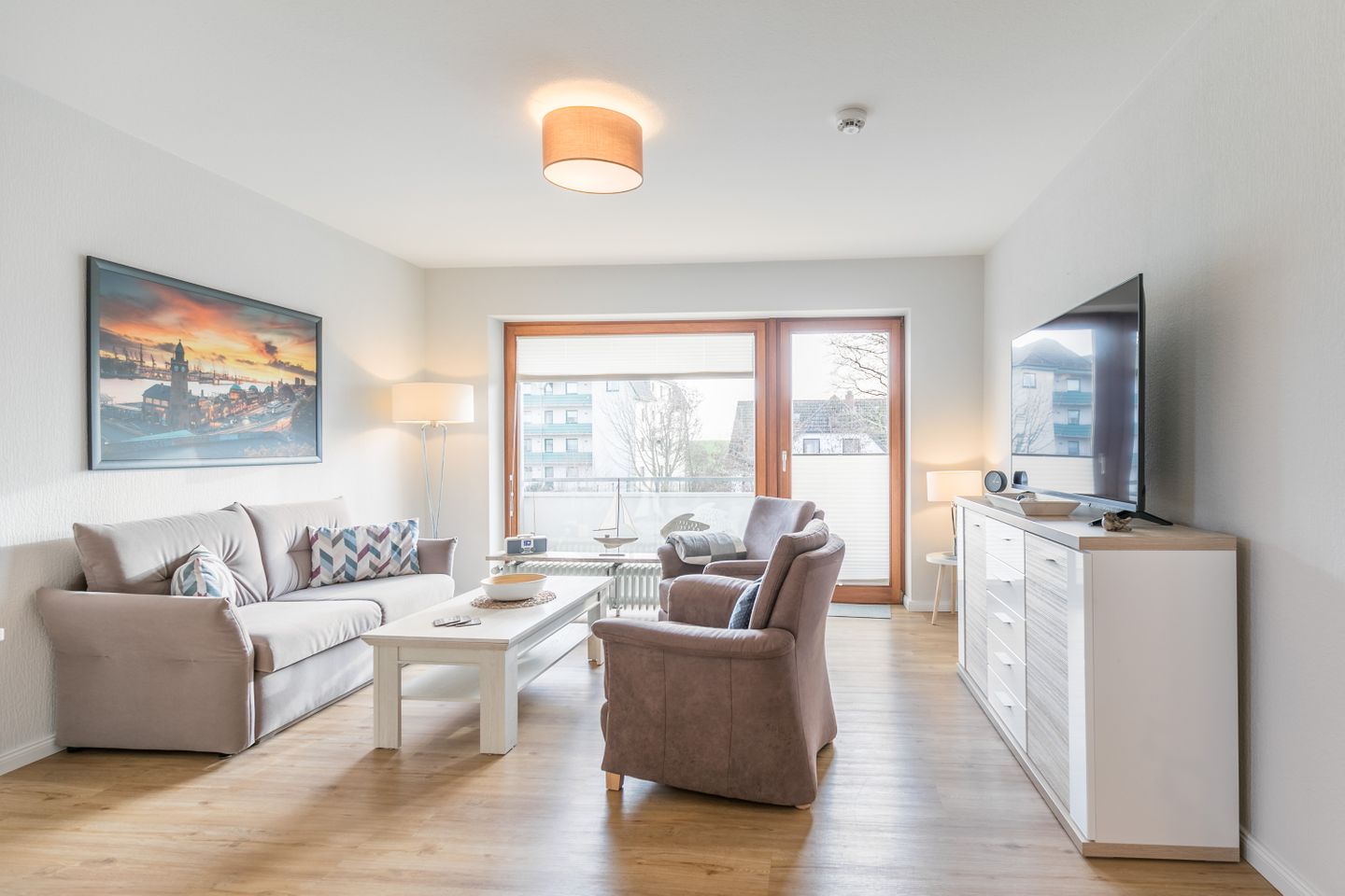 Nordseeblick, Whg. 11 Wohnzimmer