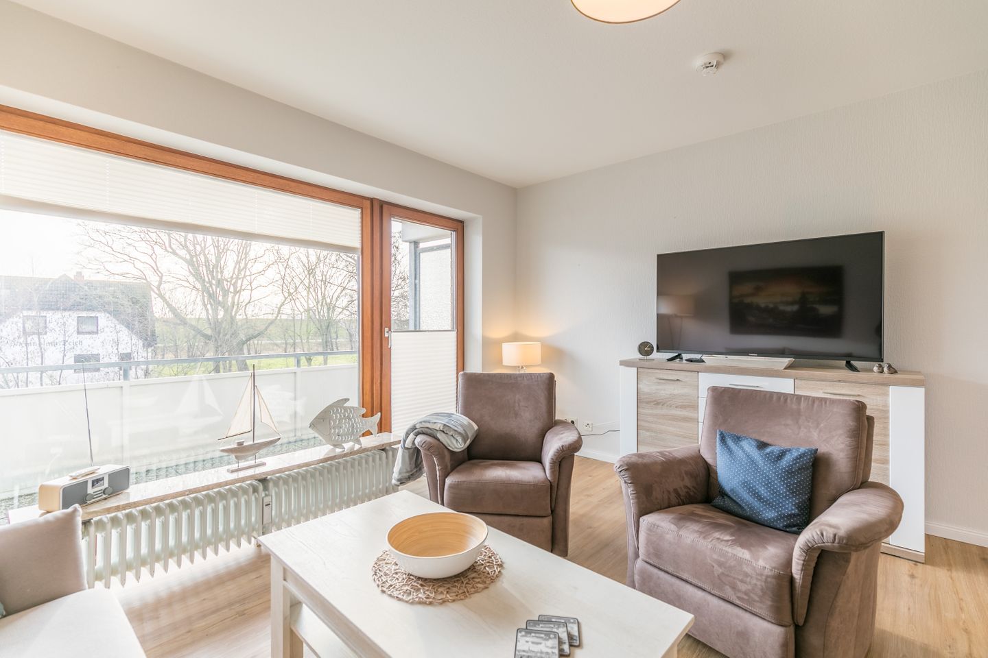 Nordseeblick, Whg. 11 Wohnzimmer