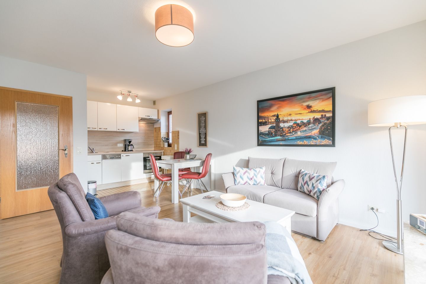 Nordseeblick, Whg. 11 Wohnzimmer