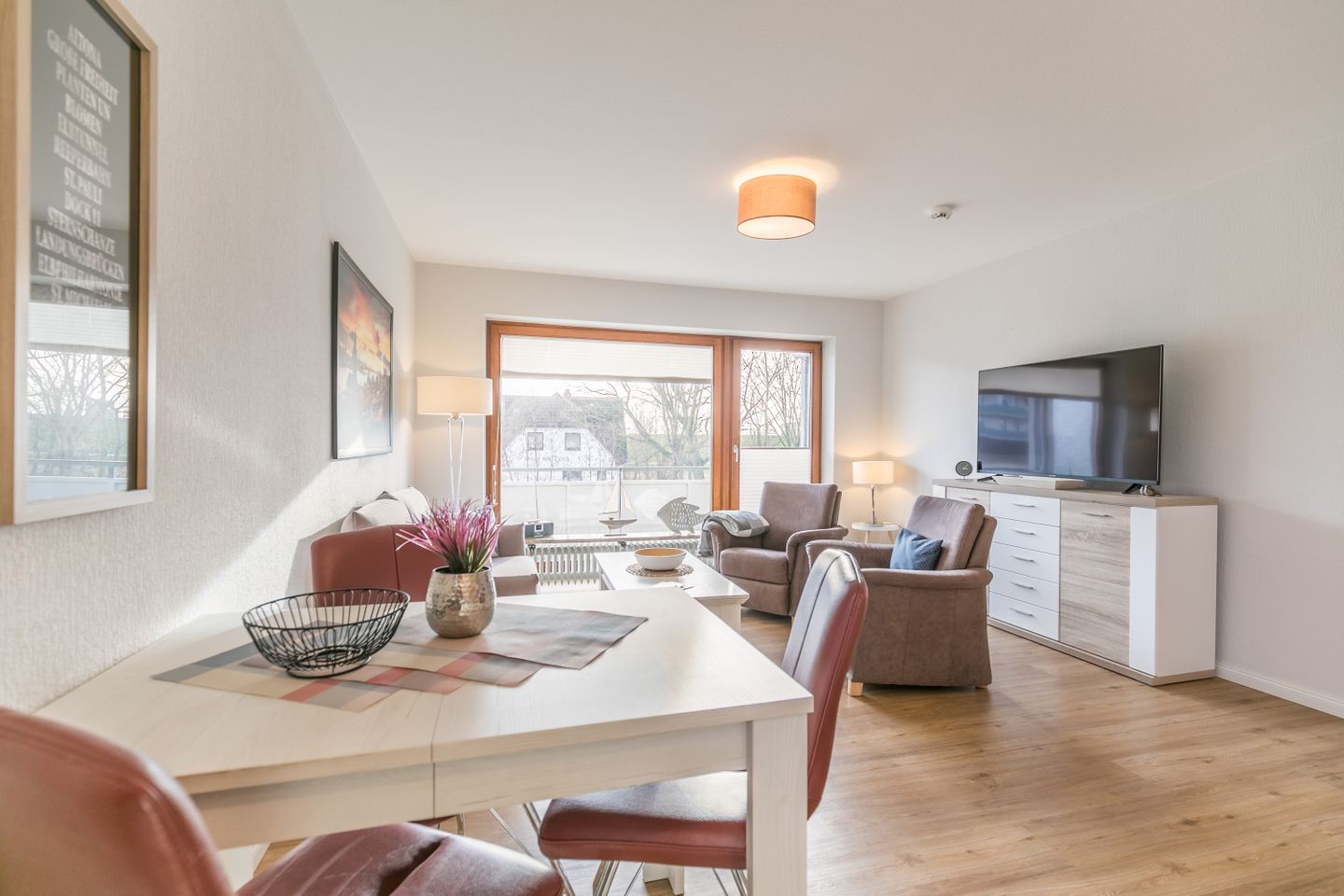 Nordseeblick, Whg. 11 Wohnzimmer