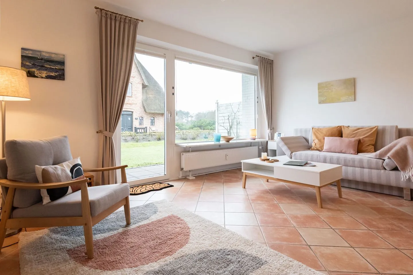 Haus Heidehörn, App. 5 Wenningstedt - Wohnzimmer