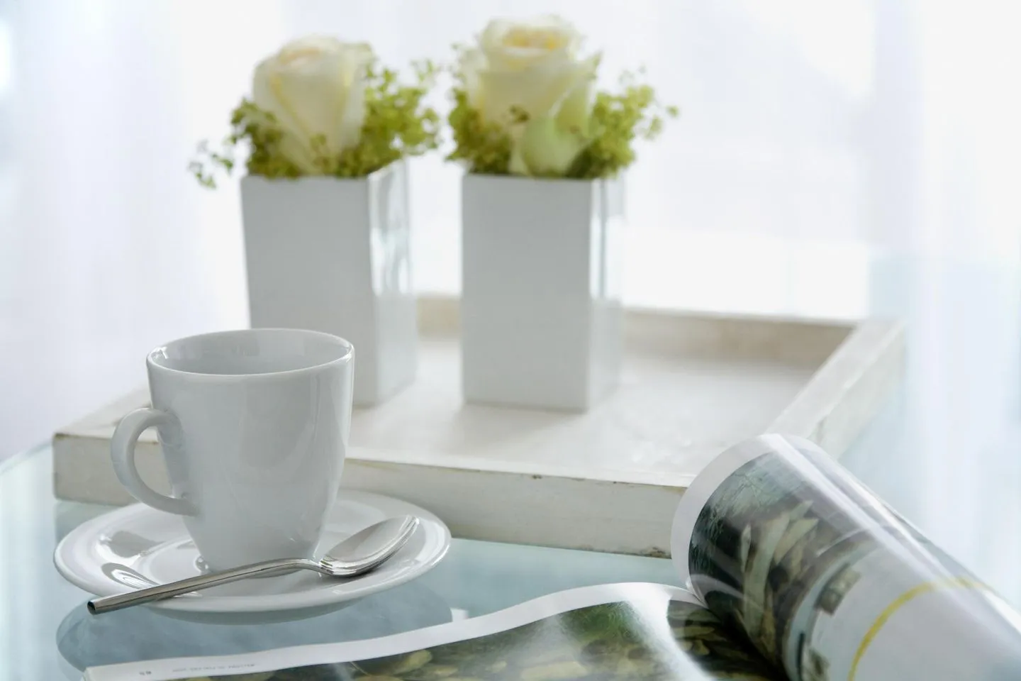 Amrumer Welle Ferienwohnung „Aalto" Wittdün auf Amrum - Tasse in der Ferienwohnung Aalto in Wittdün auf Amrum