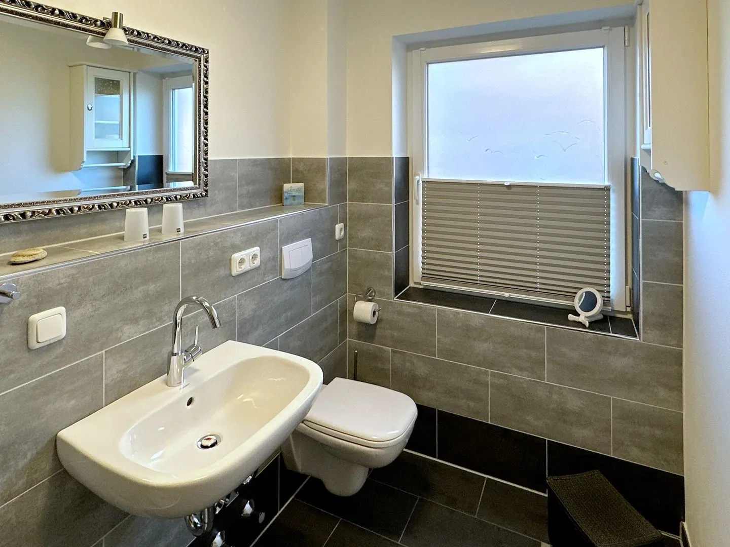 Ferienwohnung *Ose* Wittdün auf Amrum - Badezimmer in der Ferienwohnung Ose in Wittdün auf Amrum