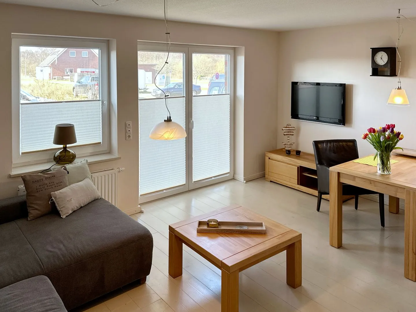 Ferienwohnung *Ose* Wittdün auf Amrum - Wohnzimmer in der Ferienwohnung Ose in Wittdün auf Amrum