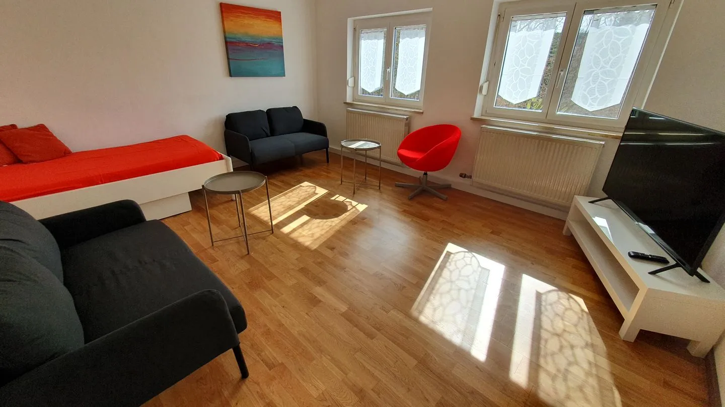Ferienwohnung "Amperschlucht" Grafrath - Wohnzimmer