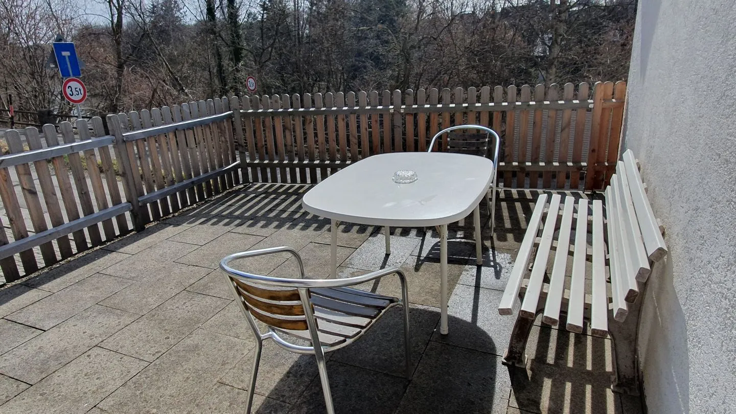 Ferienwohnung "Amperschlucht" Grafrath - Terrasse