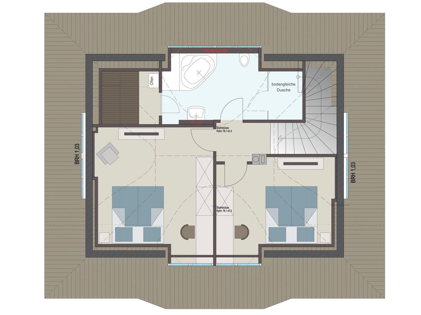  Ferienhaus Seeadler 11 Fuhlendorf - Grundriss