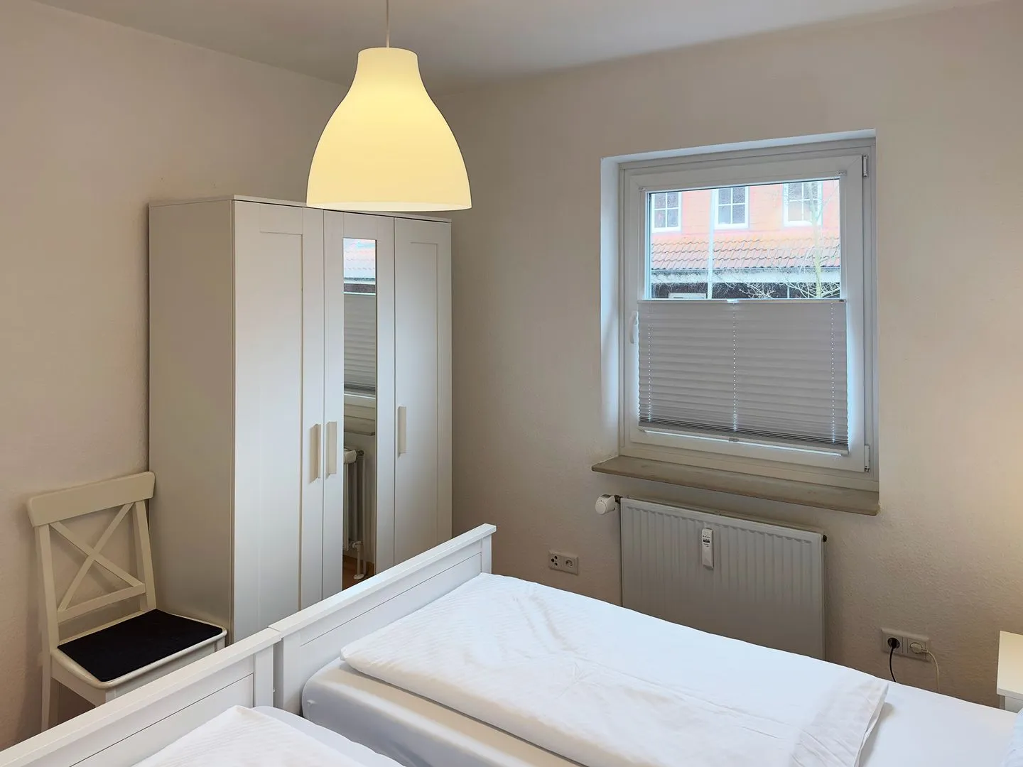 Huus Heverknob Ferienwohnung *Strandlöper* Wittdün auf Amrum - Schlafzimmer der Ferienwohnung Strandlöper in Wittdün auf Amrum