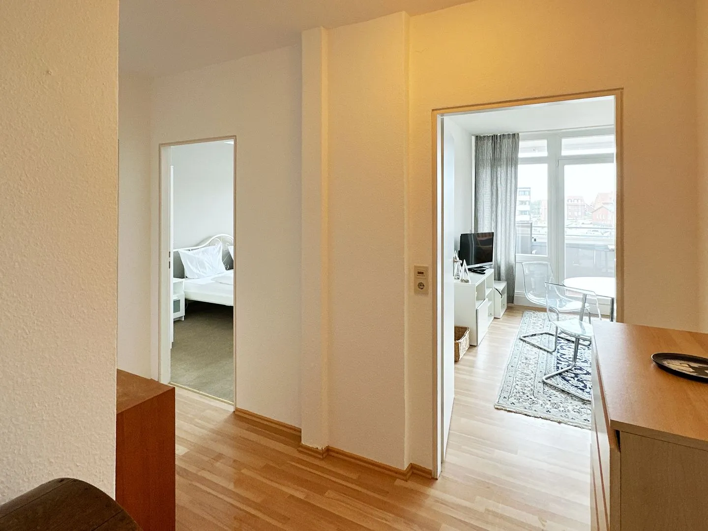 Haus Nordenlicht Ferienwohnung „Dr. Buchholtz" Wittdün auf Amrum - Wohnzimmer