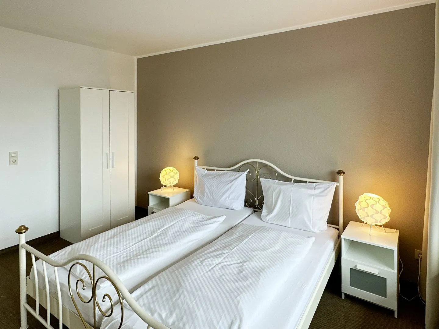 Haus Nordenlicht Ferienwohnung „Dr. Buchholtz" Wittdün auf Amrum - Schlafzimmer der Ferienwohnung Buchholtz in Wittdün auf Amrum