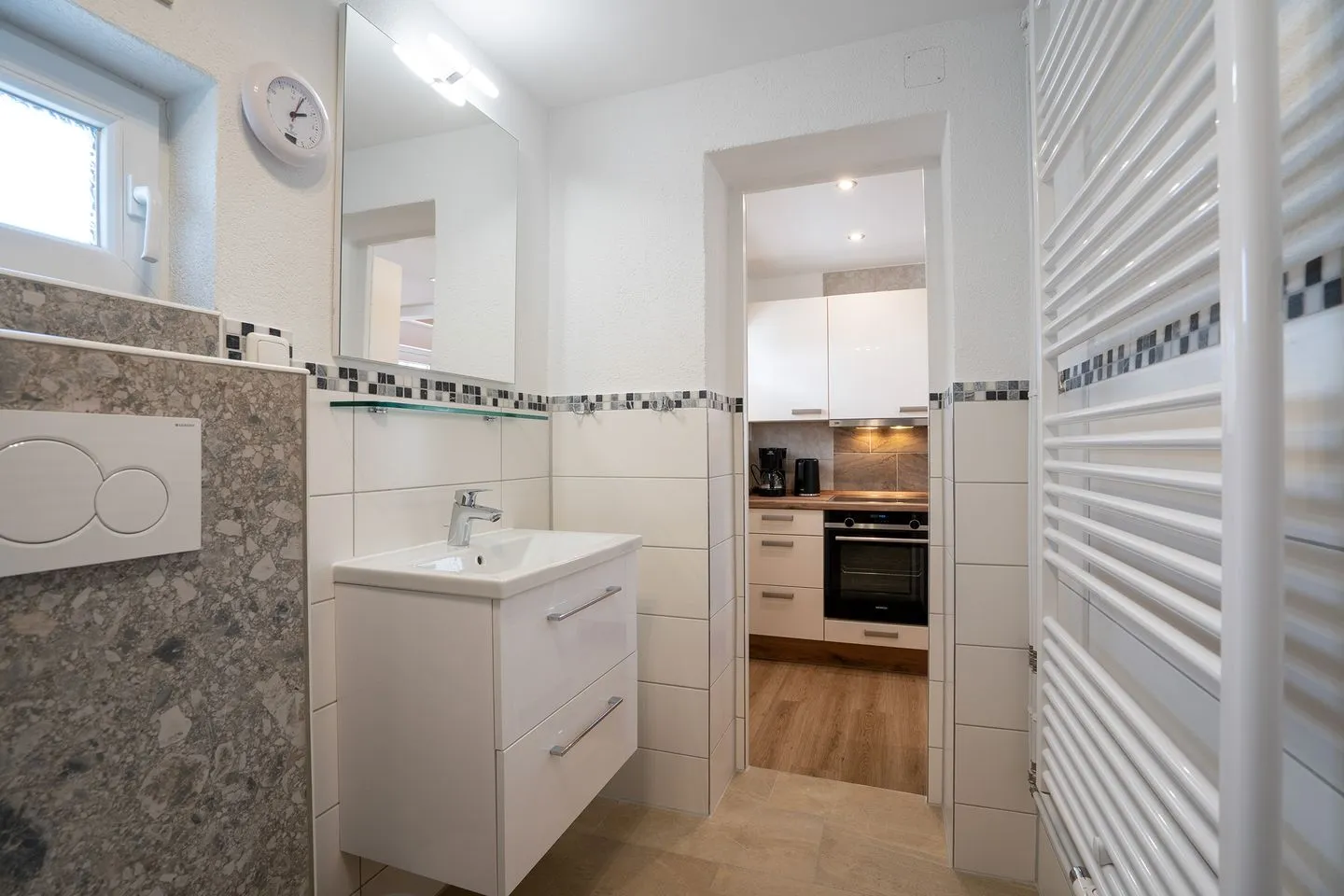 (STR85a) Ferienwohnung "Strandleben" Niendorf - Badezimmer